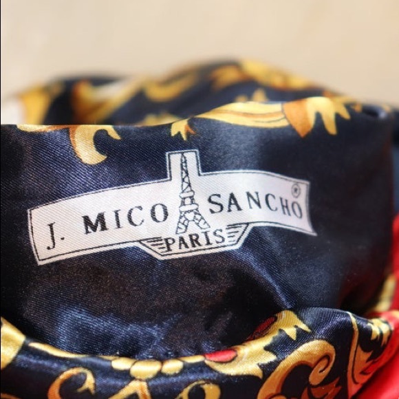 Designer J. Mico Sancho Vintage Scarf - Picture 2 of 2